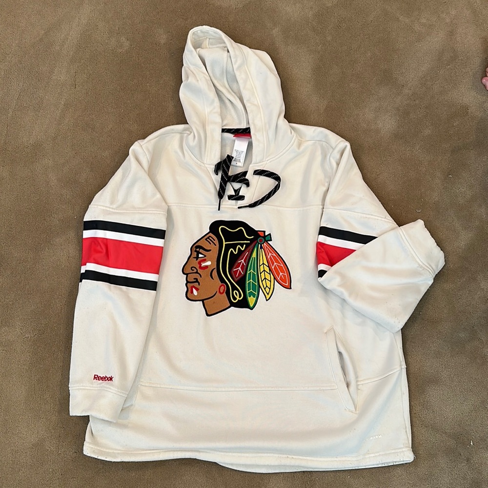 Chicago blackhawks xl Reebok hoodie